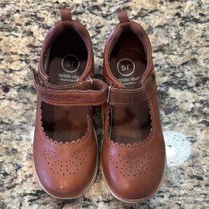Stride Rite Brown Mary Jane Dress Shoes